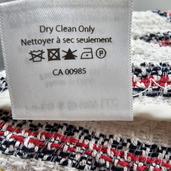 Veronica Beard MARA Striped Tweed Moto Zippered Jacket  Size 8  Retailed @ 650. - Picture 12 of 12